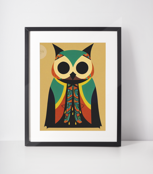 Ethnic Design: Royal Owl