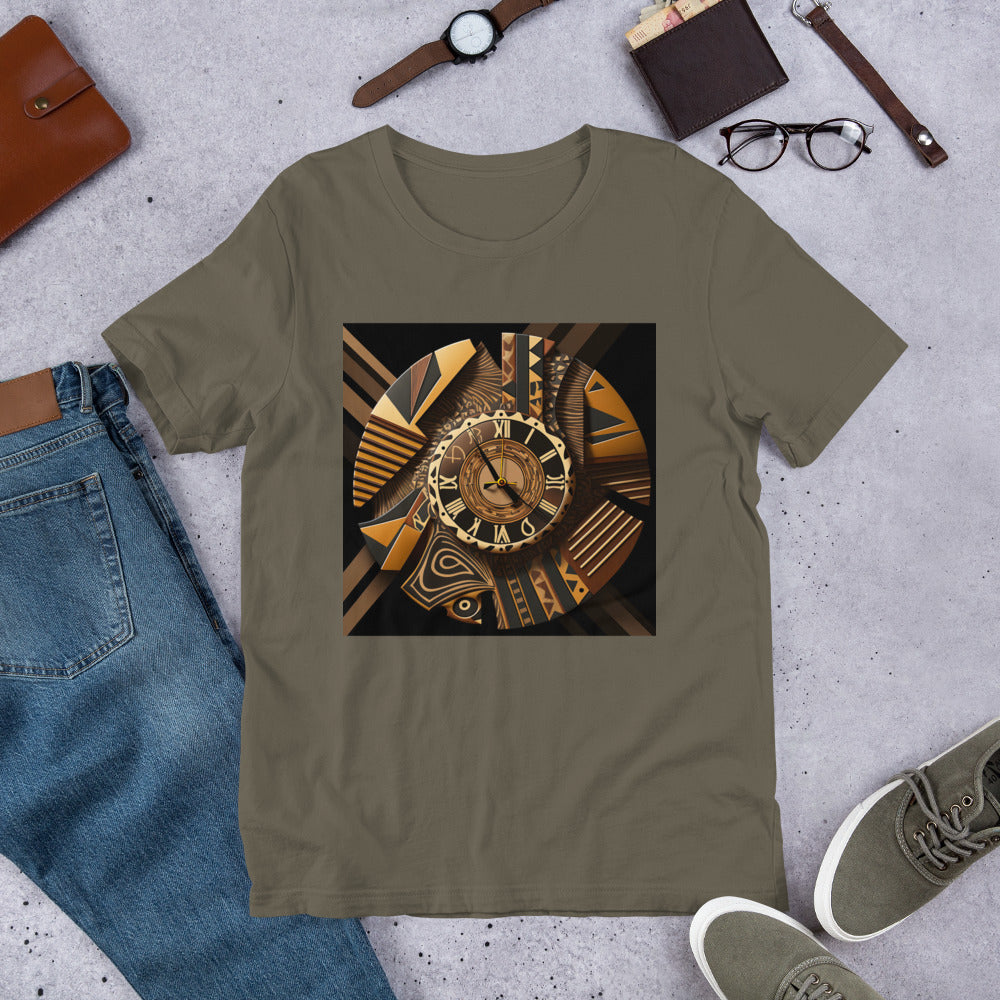 "AfroTiming' design concept: Unisex Staple T-Shirt | Bella + Canvas 3001