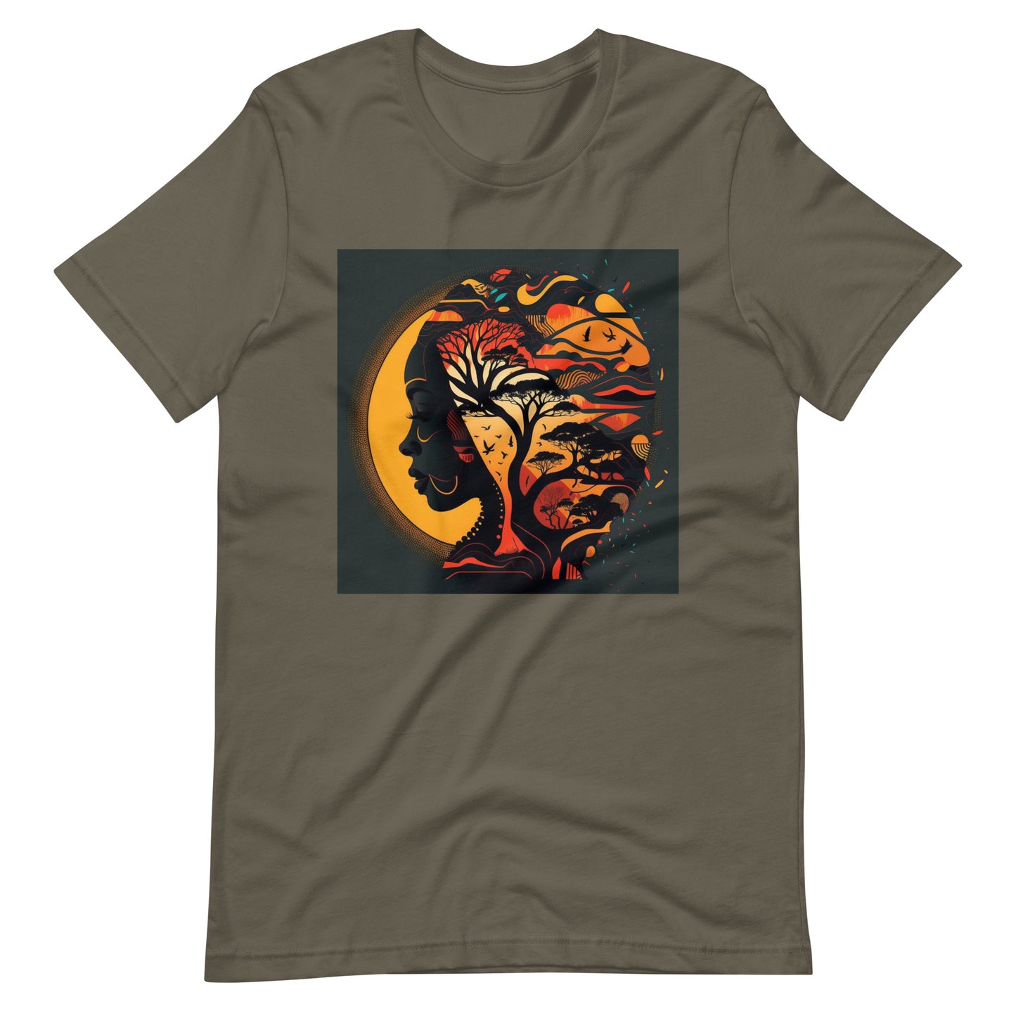 'Afri-Poetess' African design concept : Unisex Staple T-Shirt