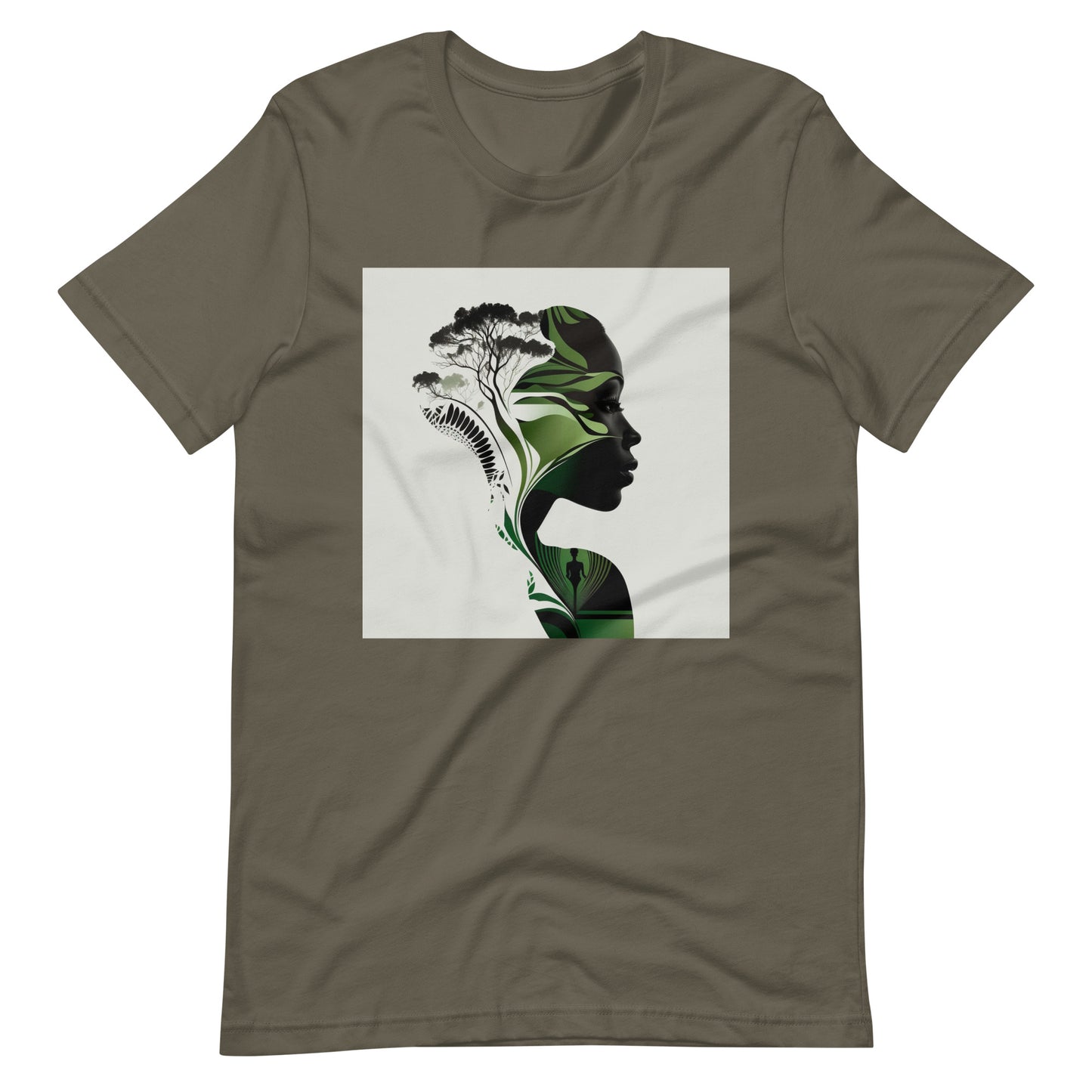 'Green-Minima' African design concept : Unisex Staple T-Shirt