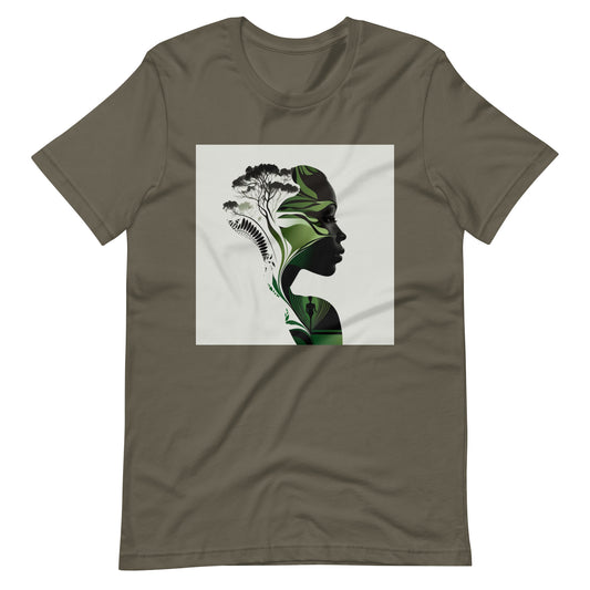 'Green-Minima' African design concept : Unisex Staple T-Shirt