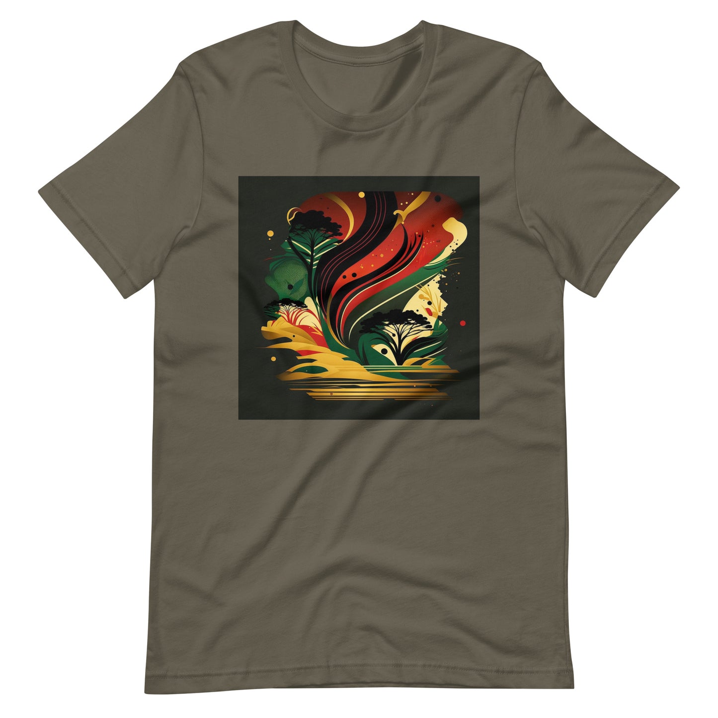 'Afro-poetry' African design concept : Unisex Staple Tee