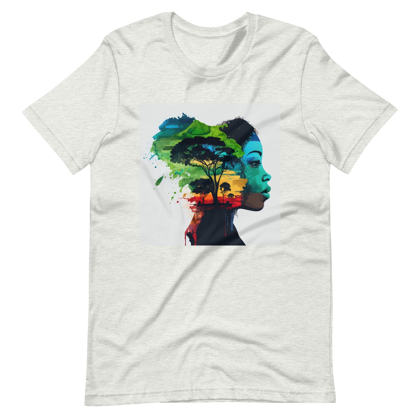 'Green-Victor' African design concept : Unisex Staple T-Shirt