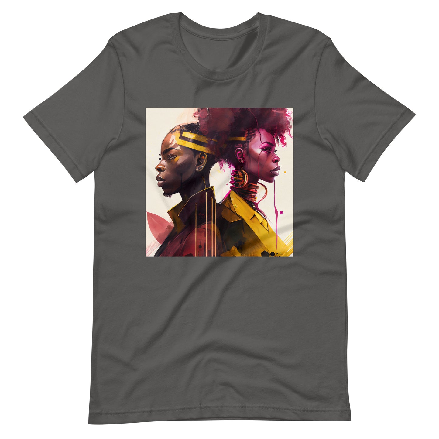 'Afro-Ret-ro' African design concept : Unisex Staple T-Shirt