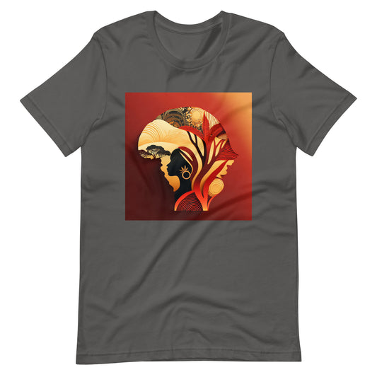 'Afro-Rubies' African design concept : Unisex Staple T-Shirt