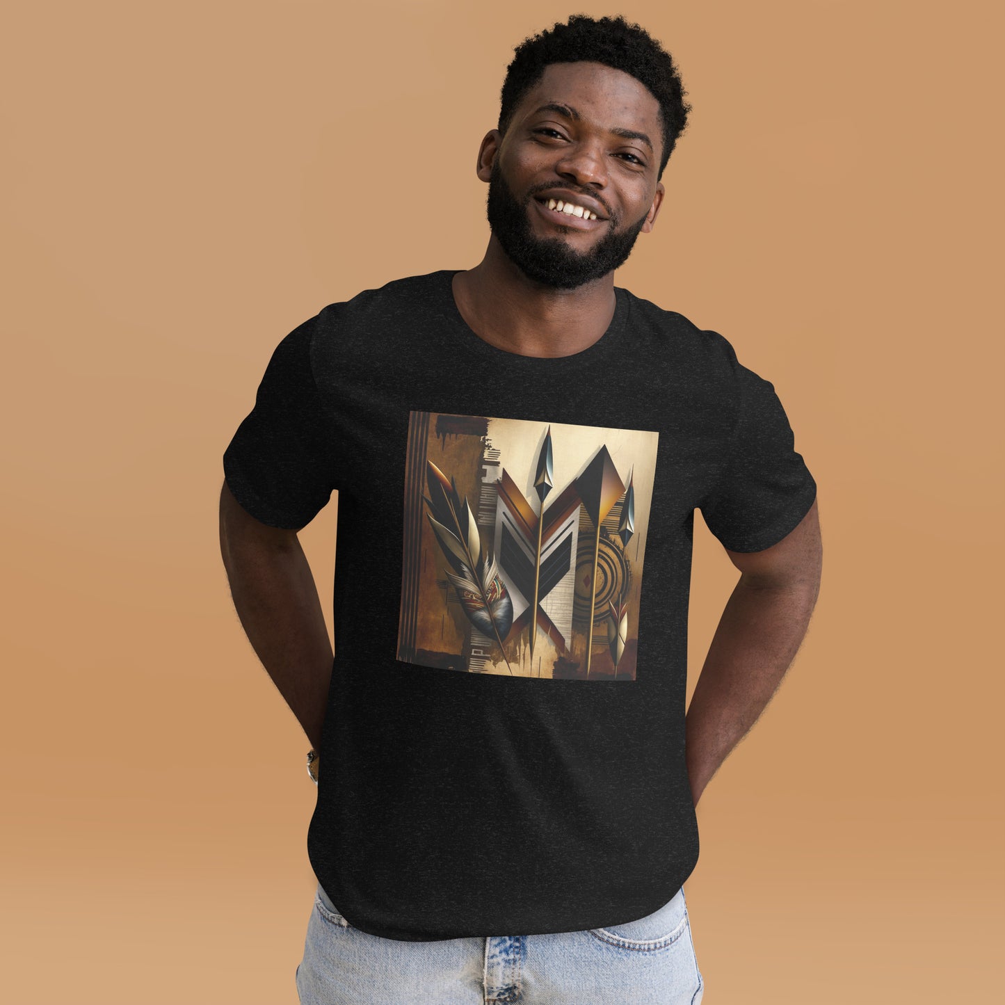 'BE ARROWED': African design comfort tee
