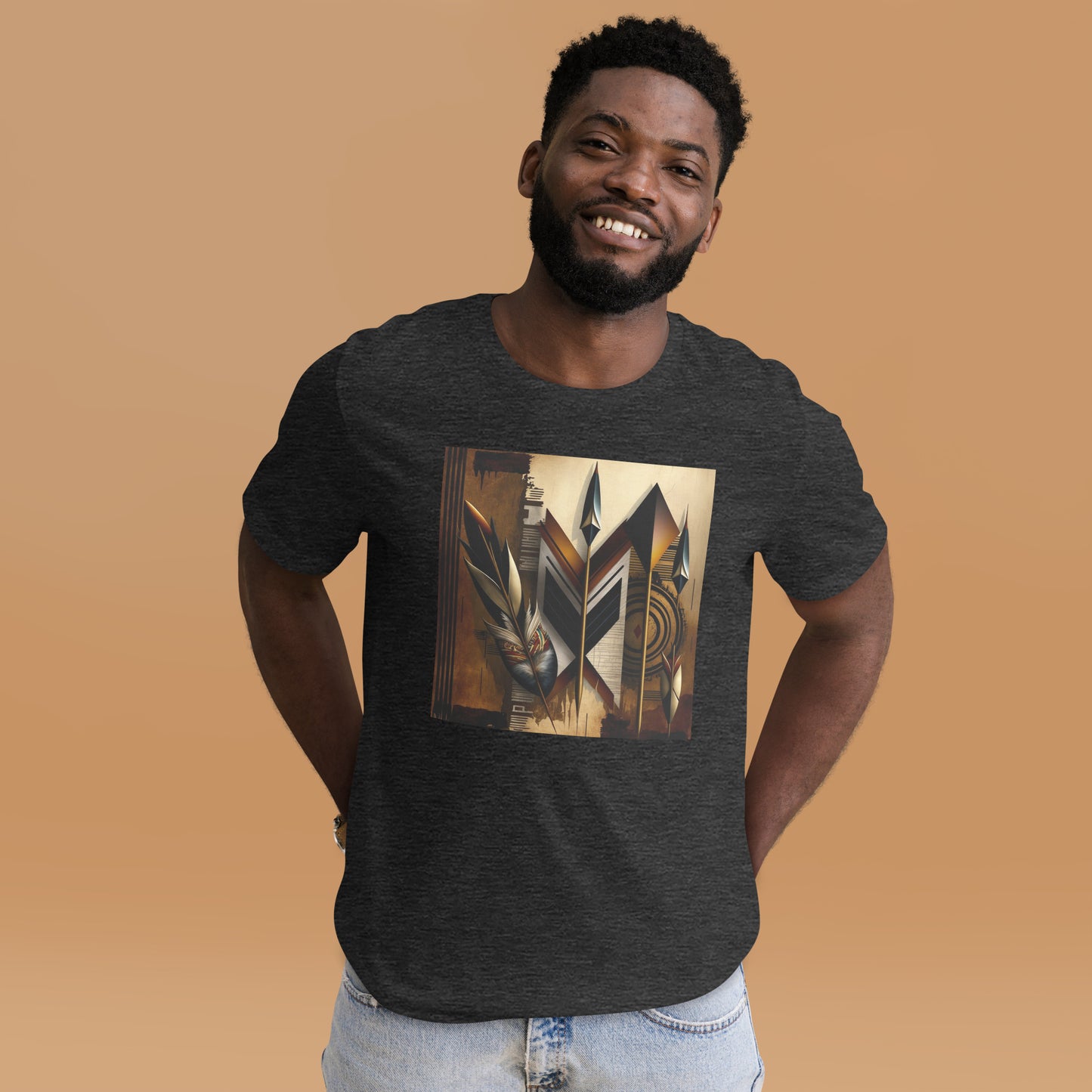 'BE ARROWED': African design comfort tee