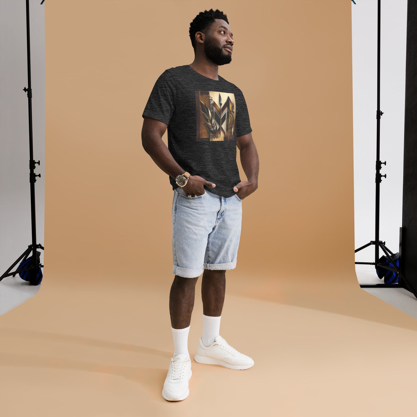 'BE ARROWED': African design comfort tee