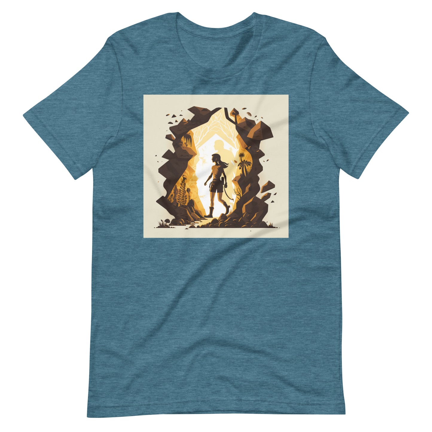 'Adventure Girl': Unisex Staple T-Shirt | Bella + Canvas 3001