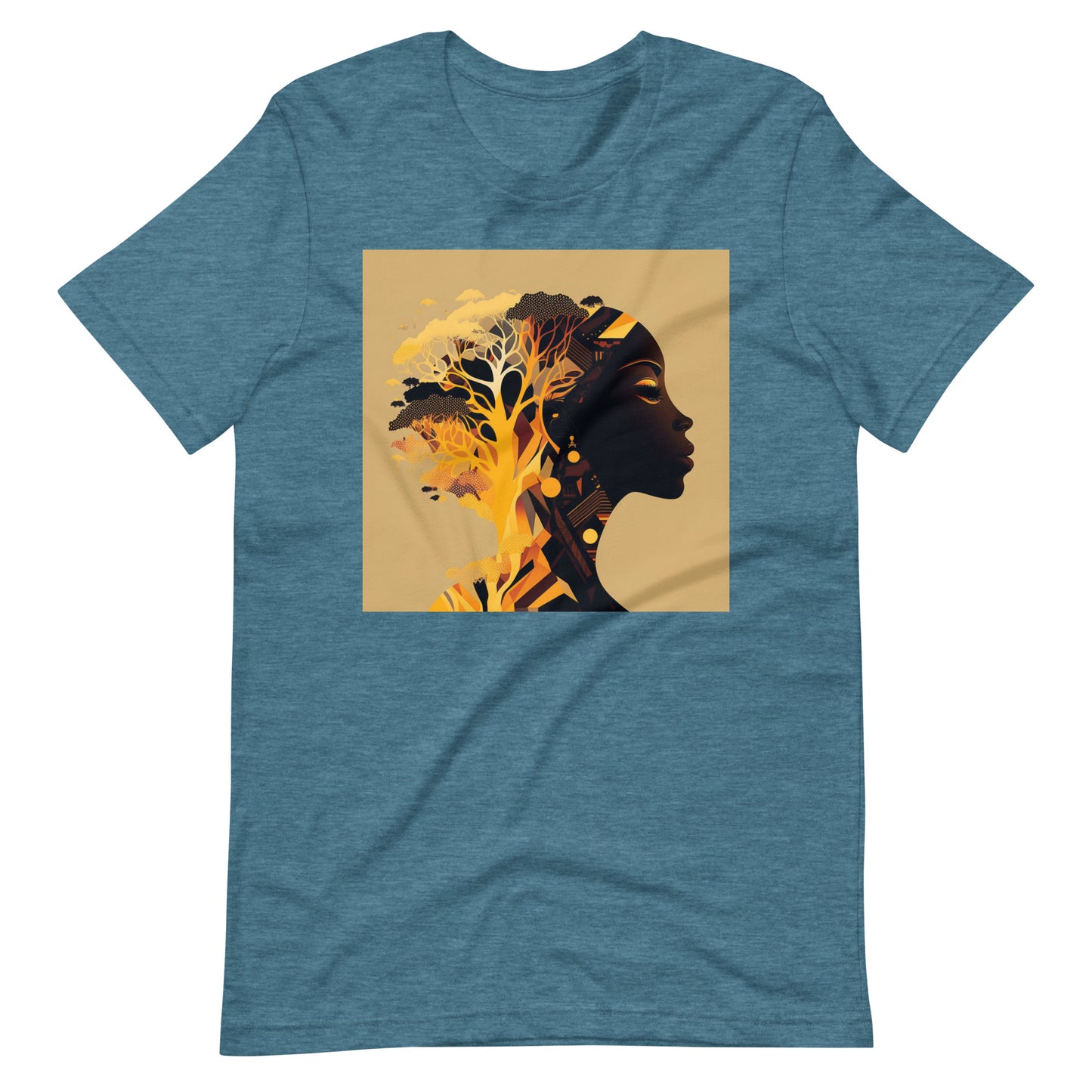 'Girl Afrika' design concept : Unisex Staple T-Shirt