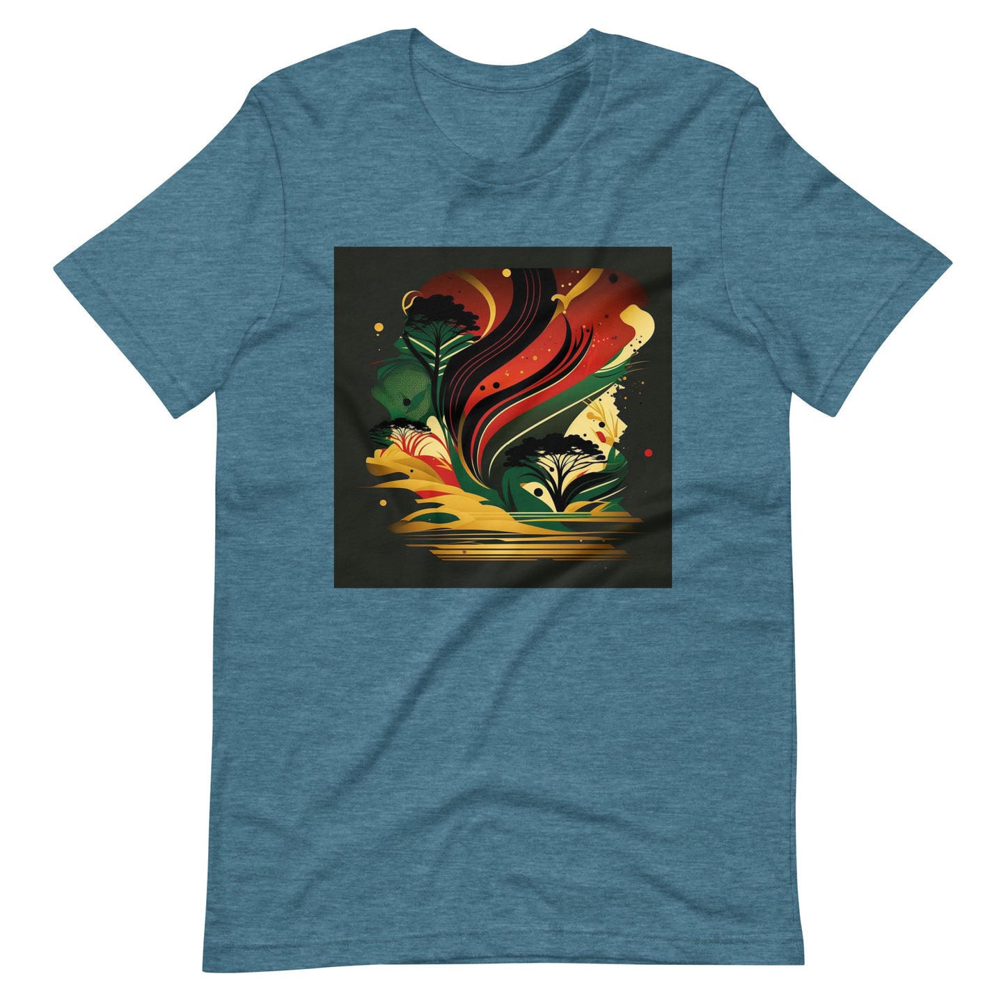 'Afro-poetry' African design concept : Unisex Staple Tee
