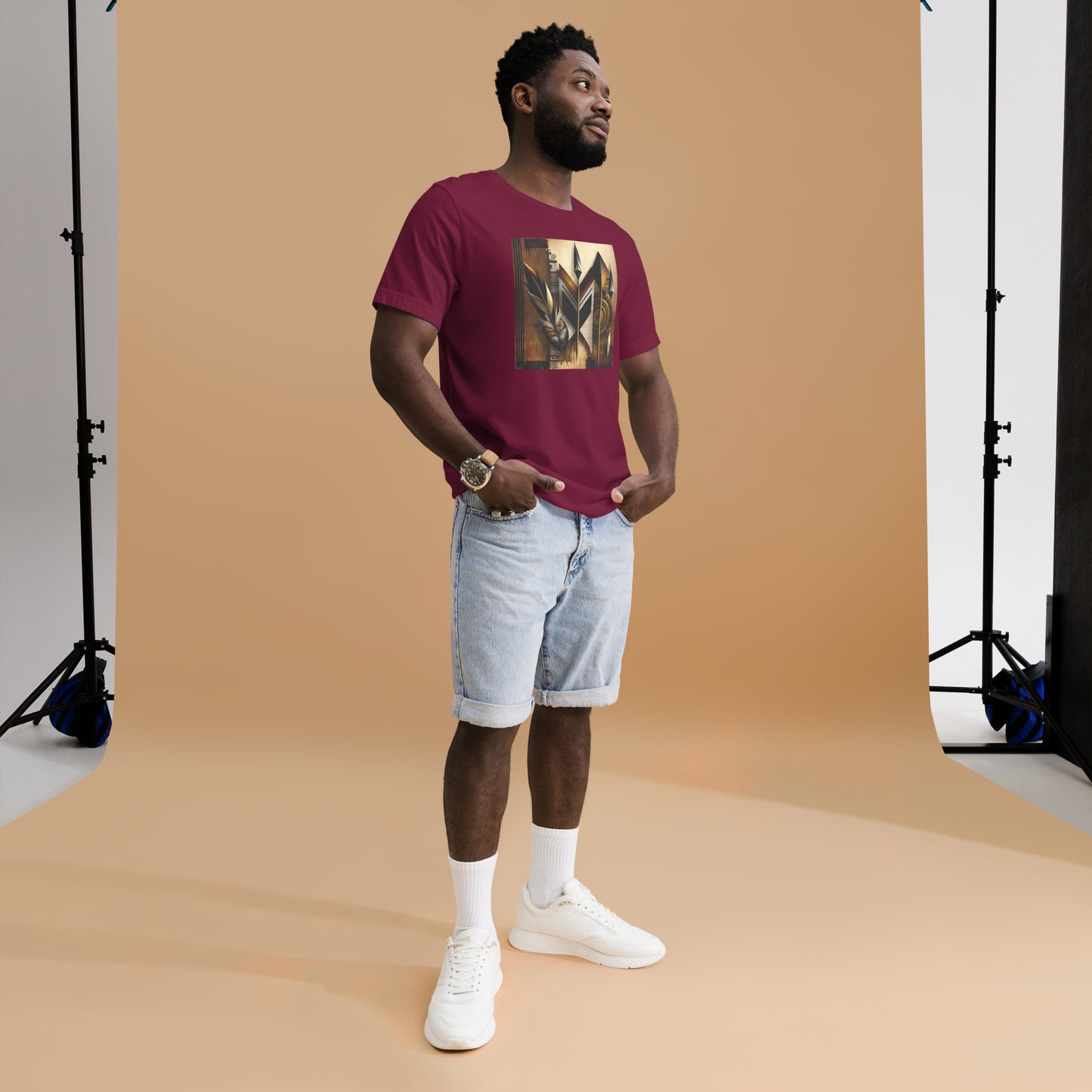 'BE ARROWED': African design comfort tee