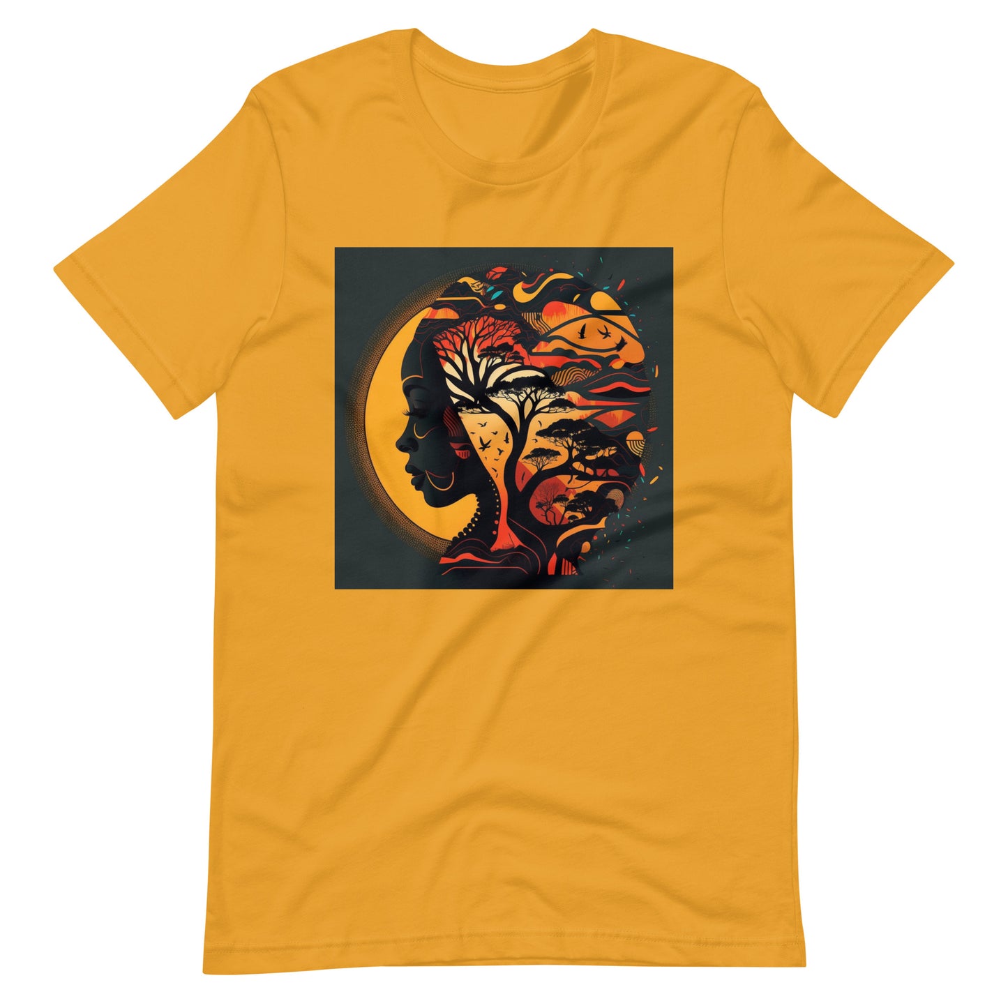 'Afri-Poetess' African design concept : Unisex Staple T-Shirt