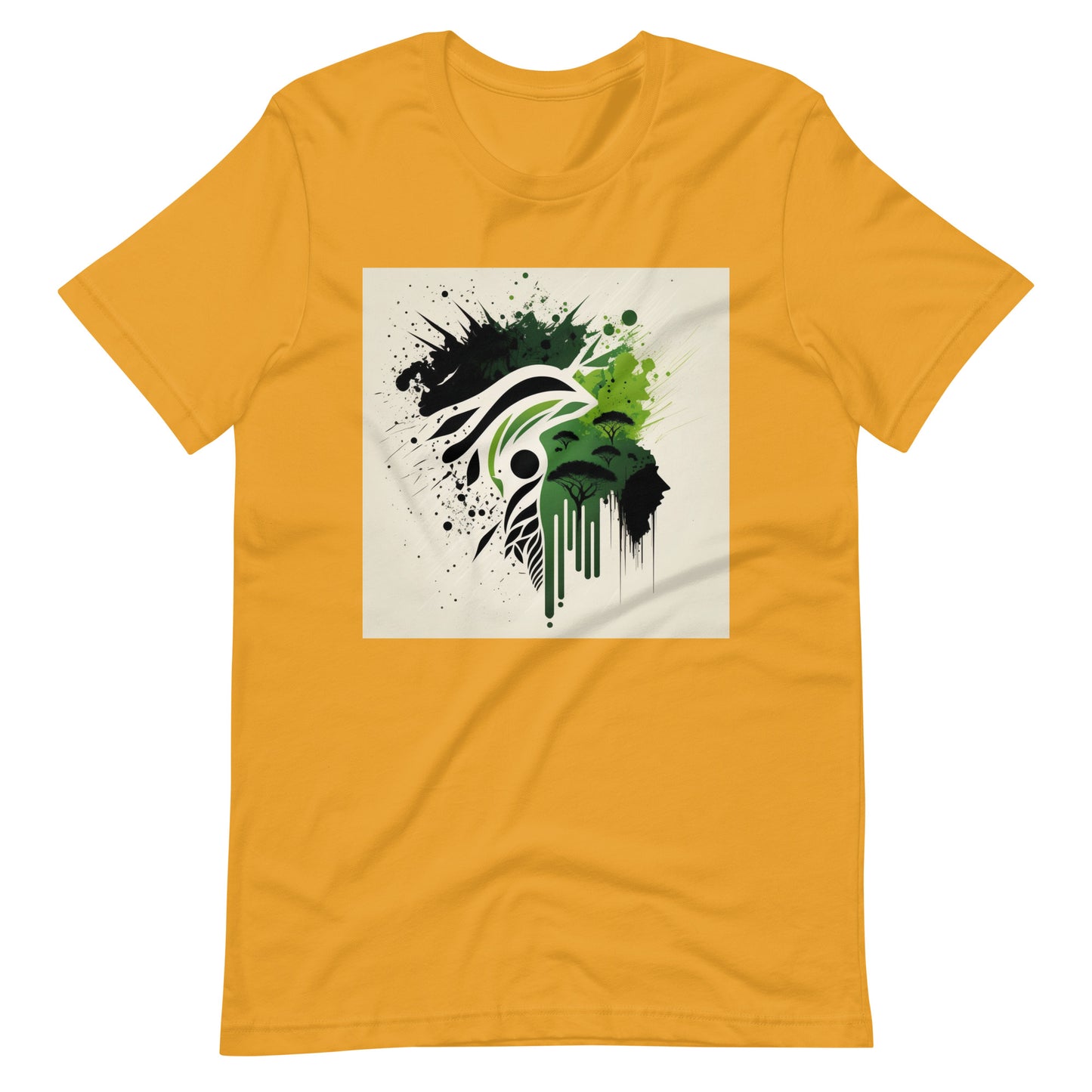 'Green-land' African design concept : Unisex Staple T-Shirt