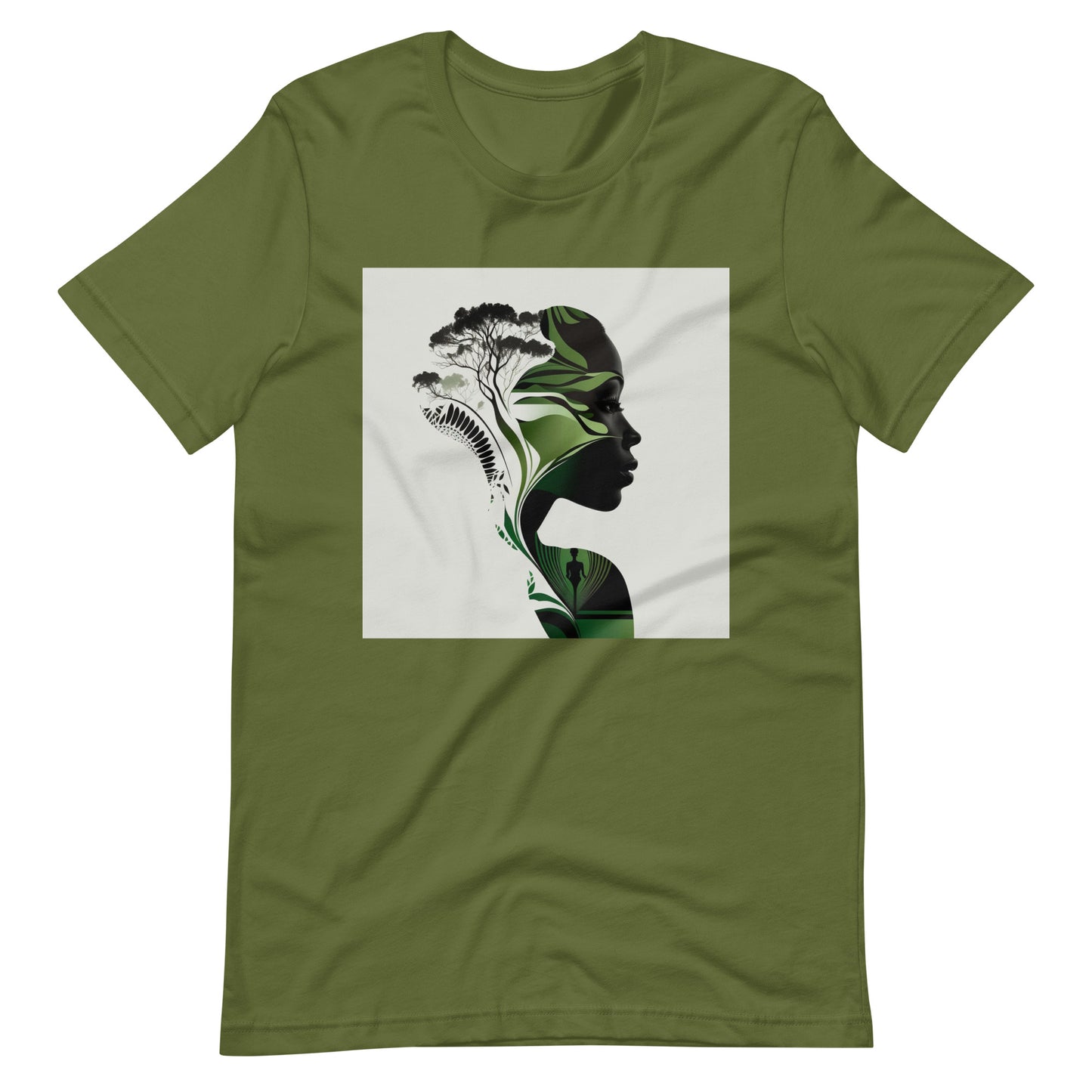 'Green-Minima' African design concept : Unisex Staple T-Shirt