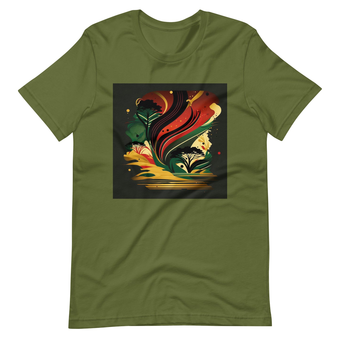 'Afro-poetry' African design concept : Unisex Staple Tee