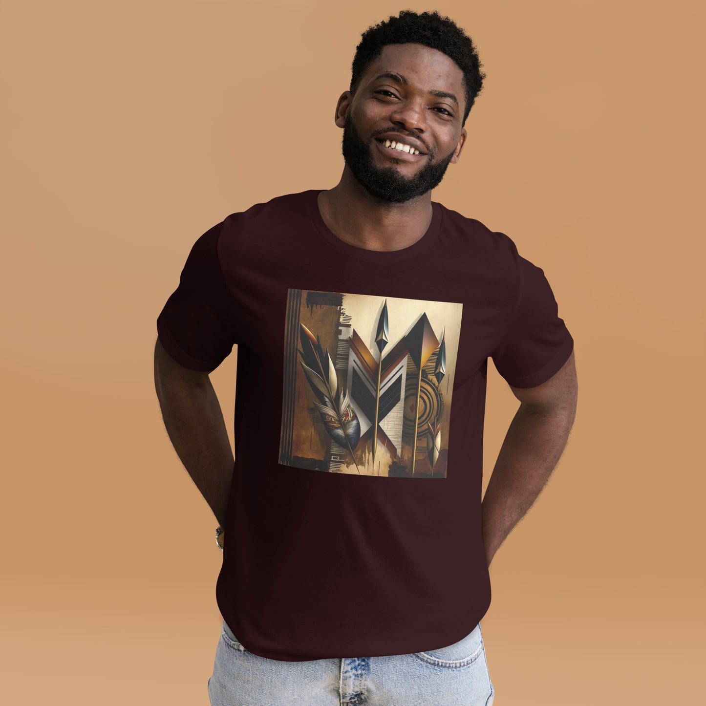 'BE ARROWED': African design comfort tee