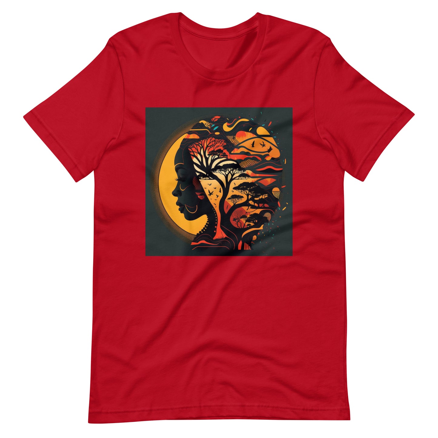 'Afri-Poetess' African design concept : Unisex Staple T-Shirt