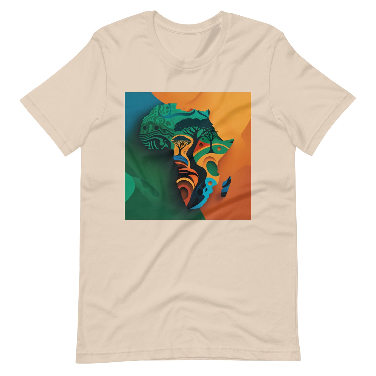 'Af-Ro-Hue' African design concept : Unisex Staple T-Shirt