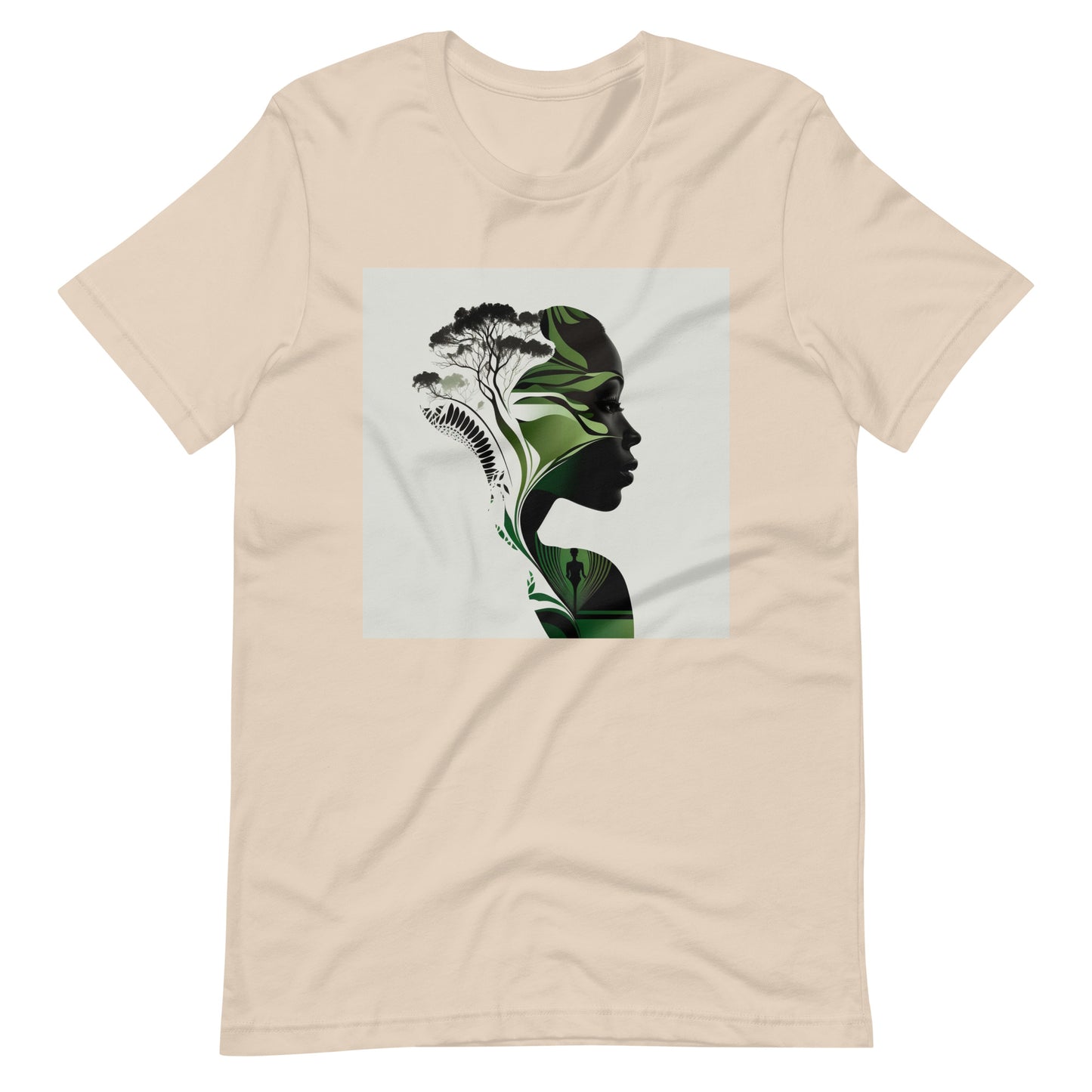 'Green-Minima' African design concept : Unisex Staple T-Shirt