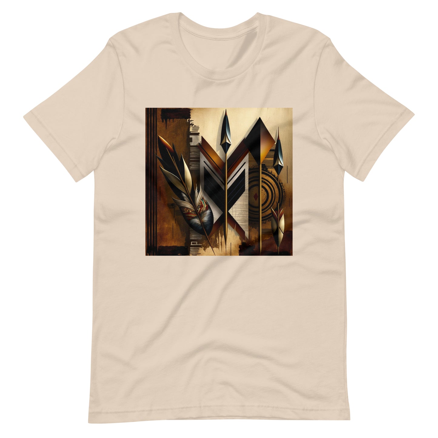 'BE ARROWED': African design comfort tee