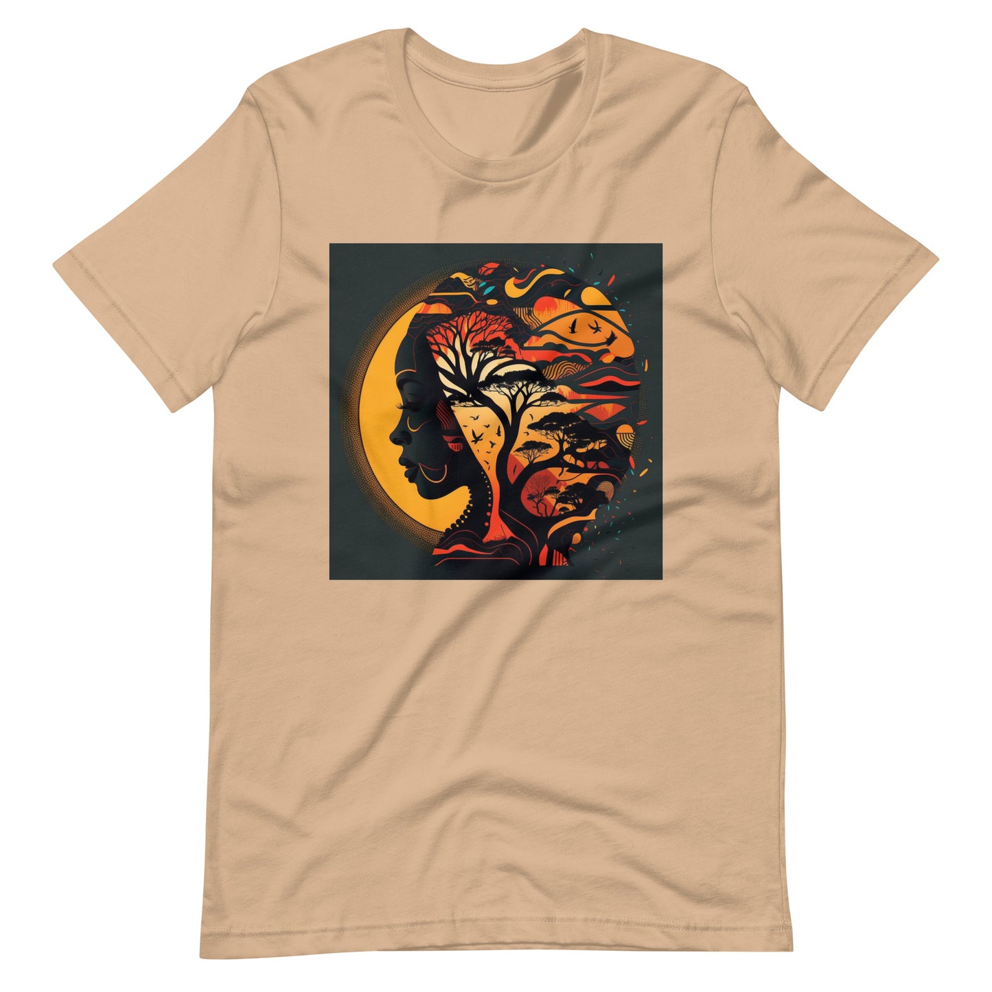 'Afri-Poetess' African design concept : Unisex Staple T-Shirt