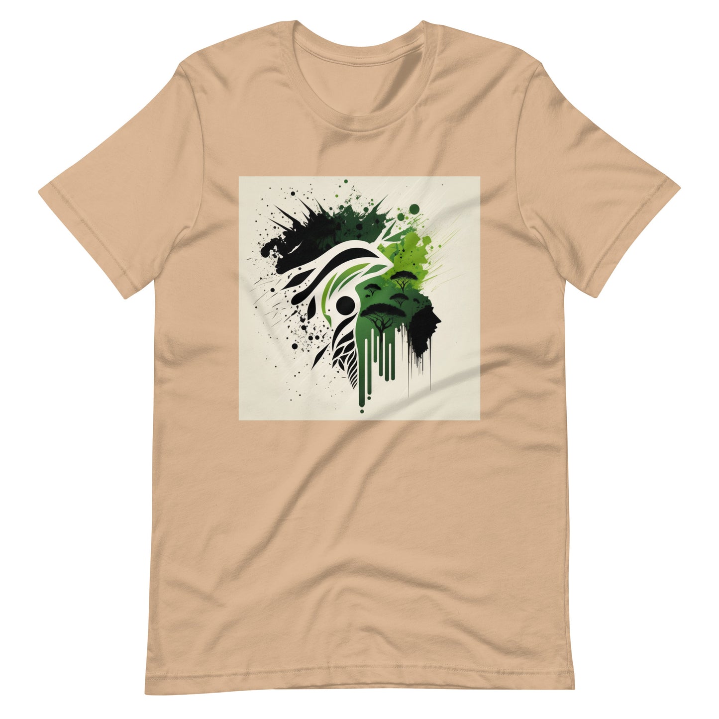 'Green-land' African design concept : Unisex Staple T-Shirt