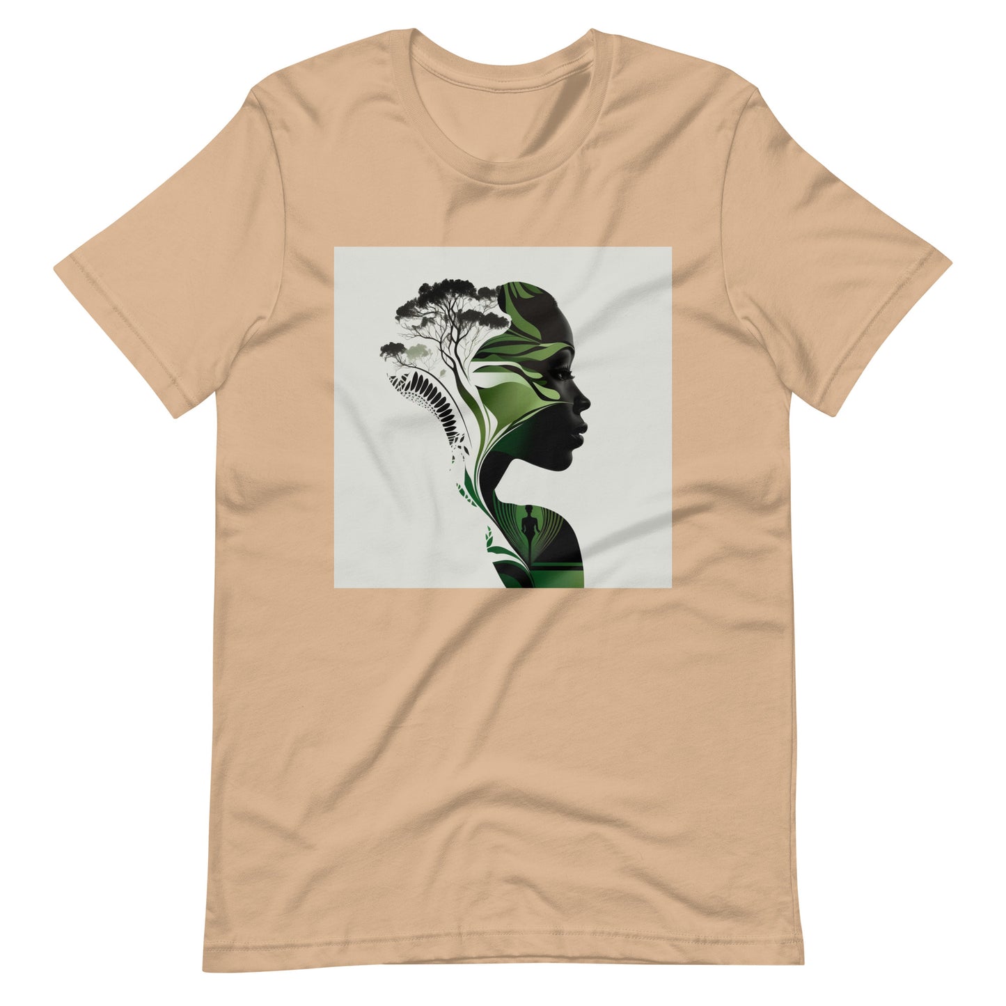 'Green-Minima' African design concept : Unisex Staple T-Shirt