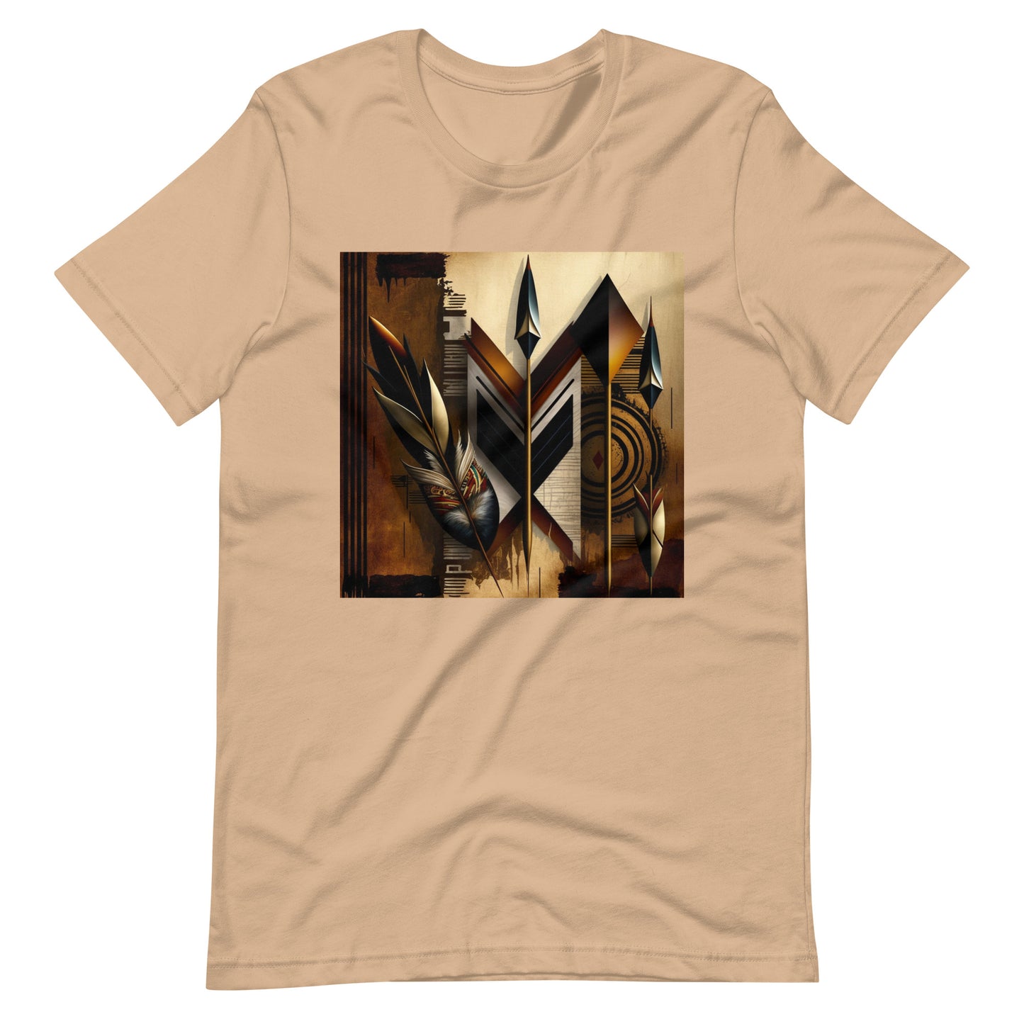 'BE ARROWED': African design comfort tee