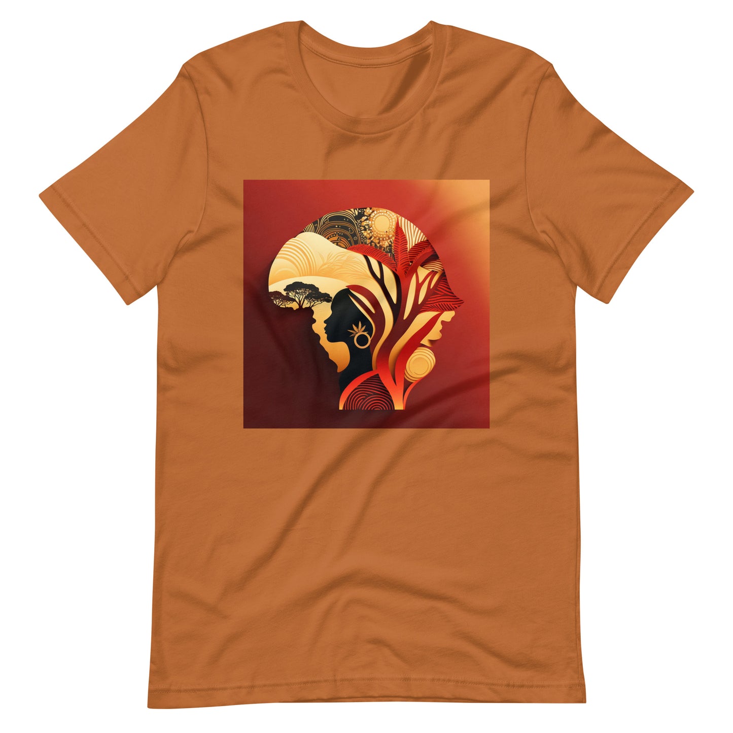 'Afro-Rubies' African design concept : Unisex Staple T-Shirt