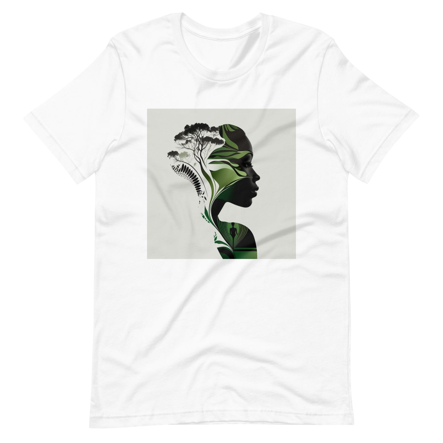 'Green-Minima' African design concept : Unisex Staple T-Shirt