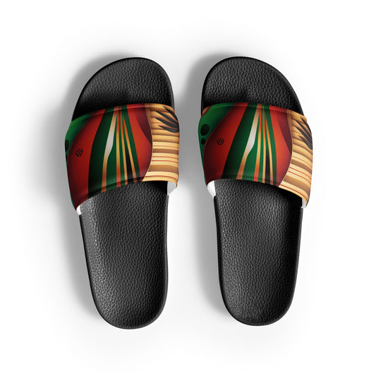 Ethnic design print: Women's slides