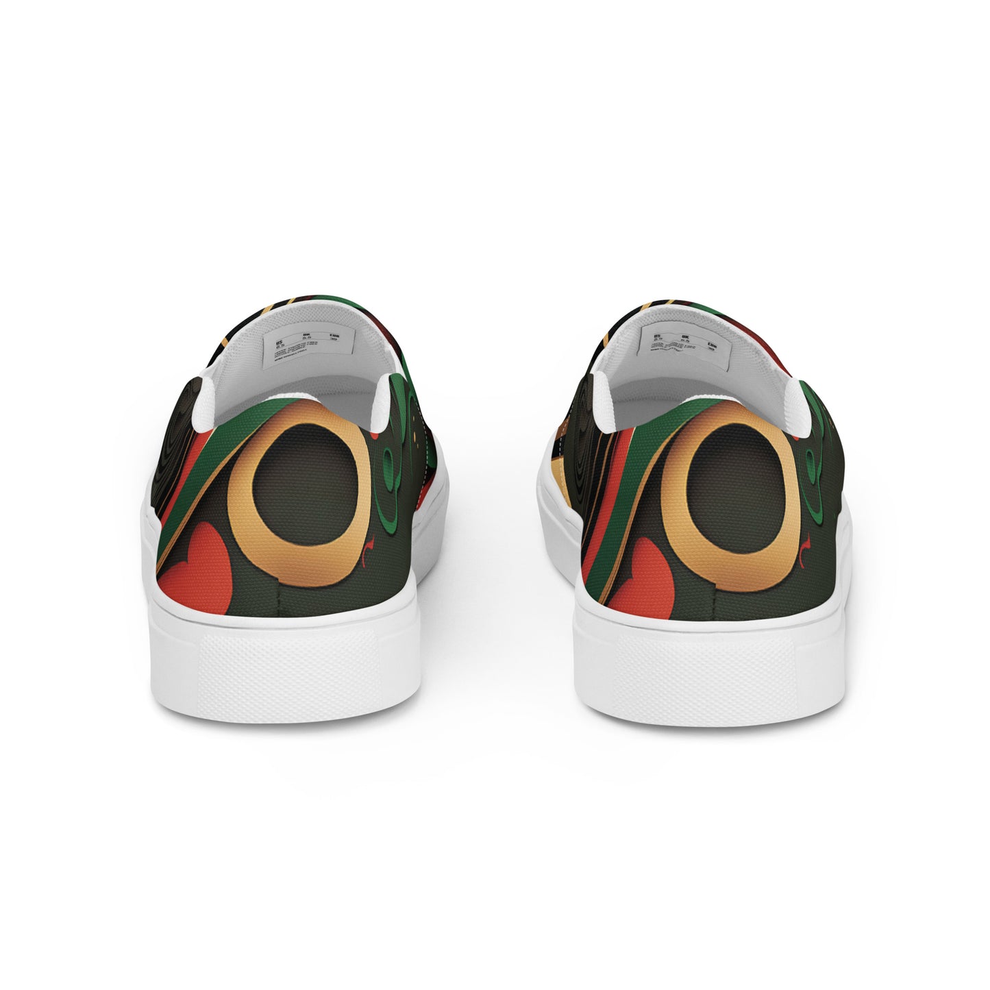 Ethnic design print: Women’s slip-on canvas shoes