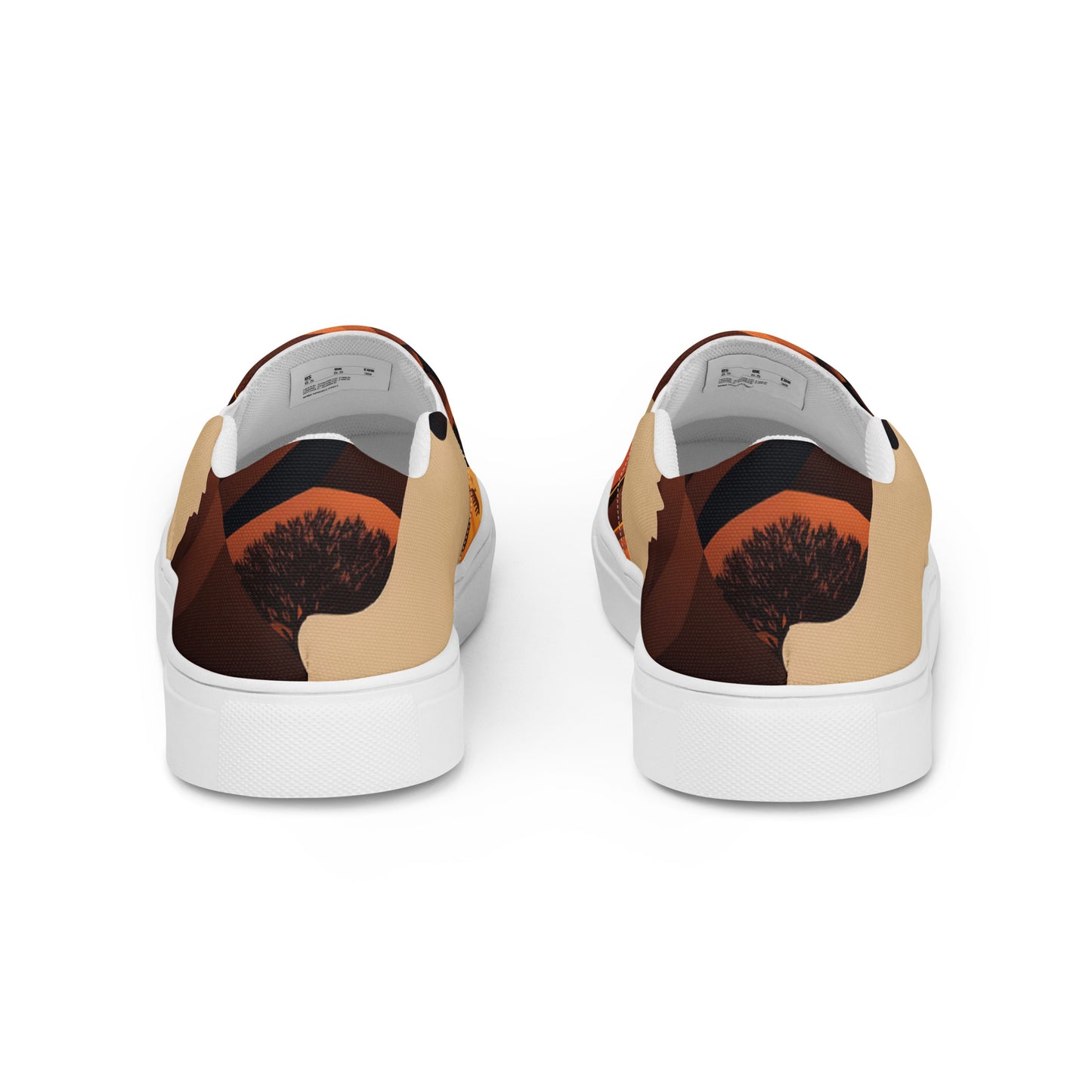 Ethnic design print: Women’s slip-on canvas shoes