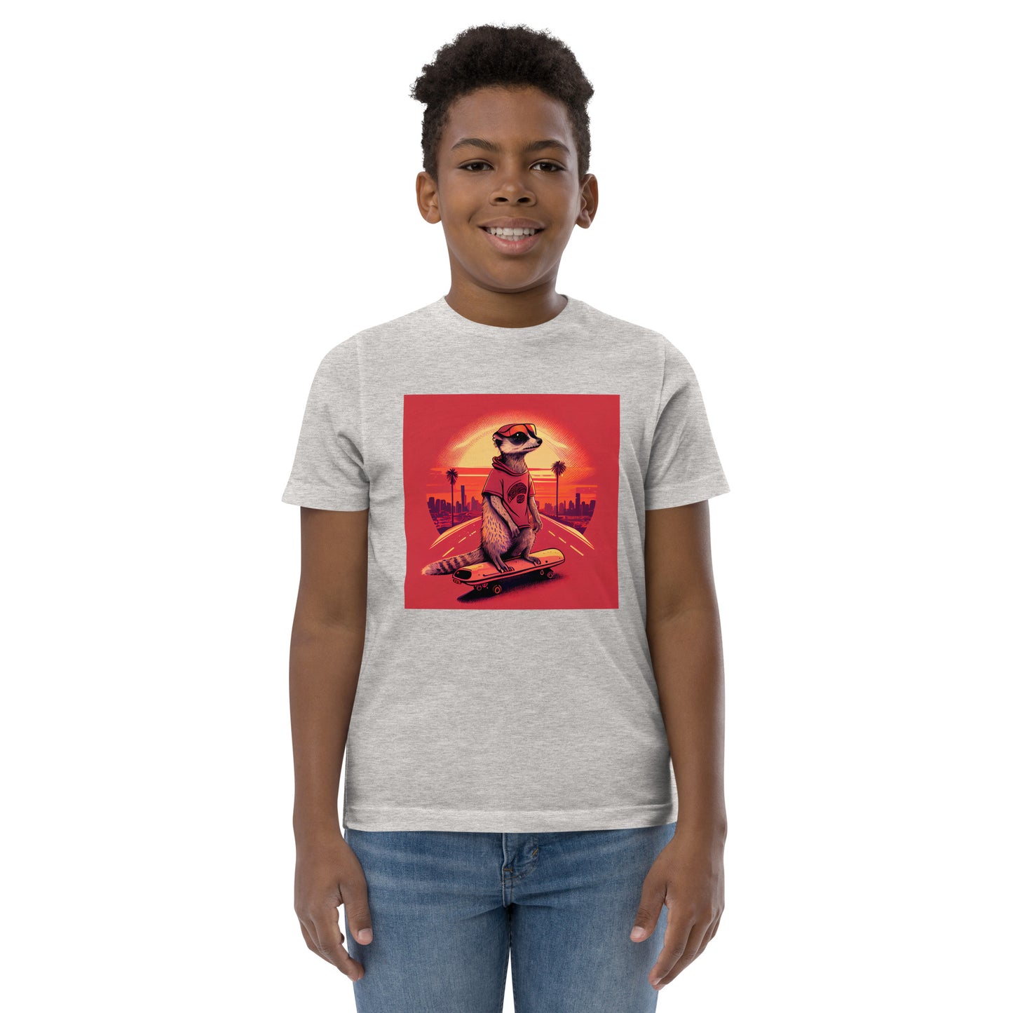Tobi the Meerkat: Youth jersey t-shirt