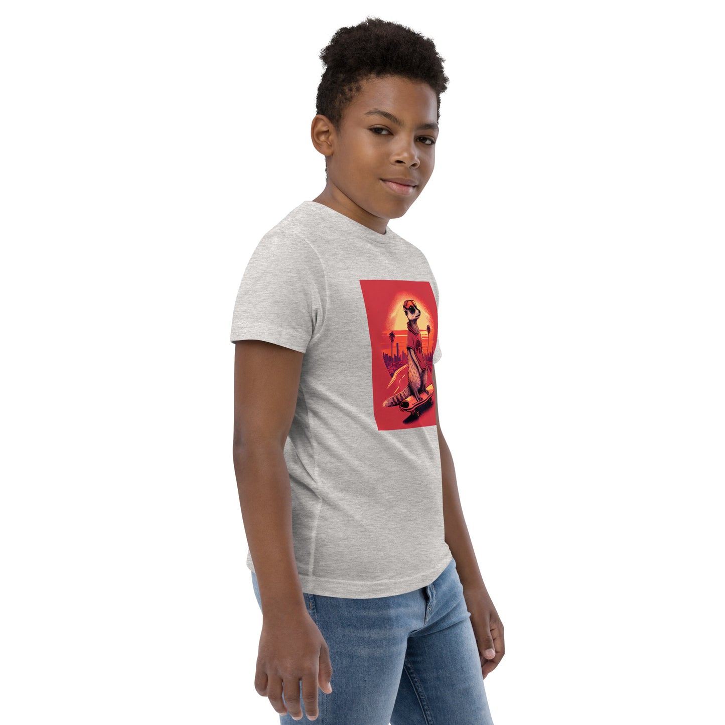 Tobi the Meerkat: Youth jersey t-shirt