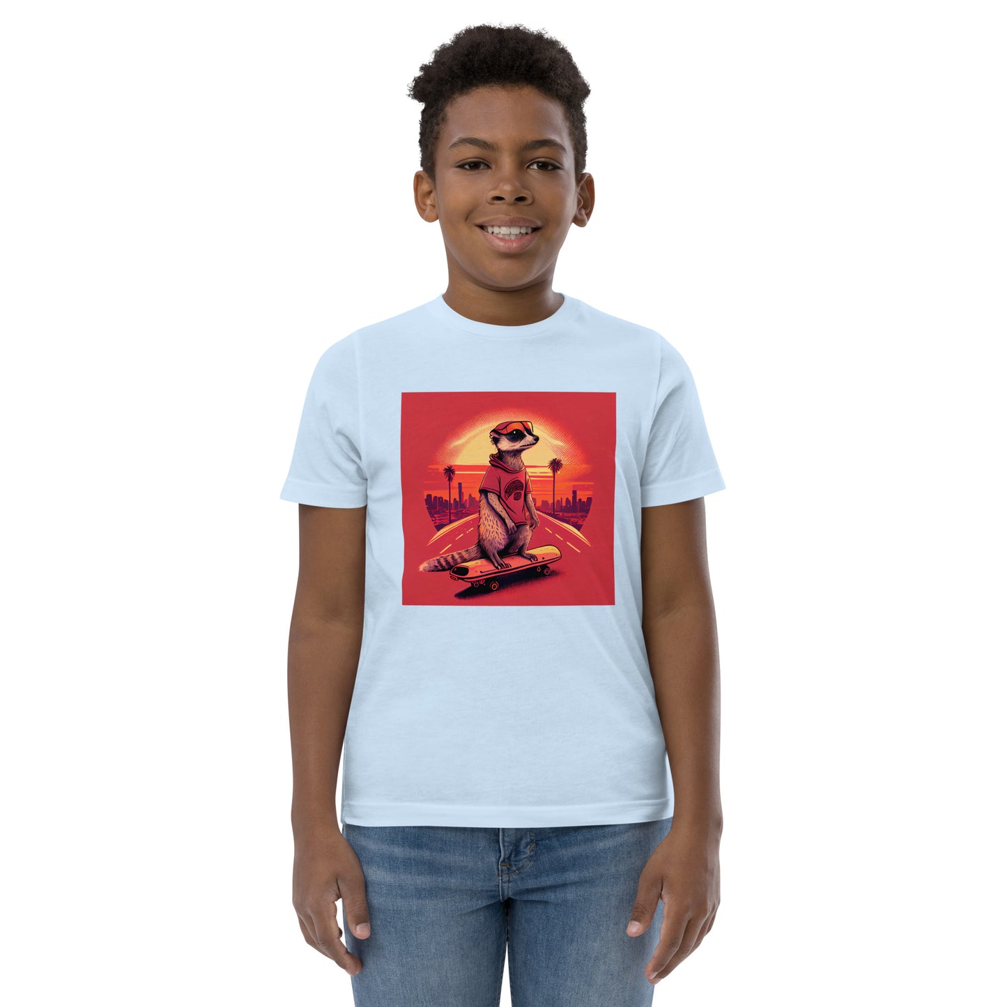Tobi the Meerkat: Youth jersey t-shirt