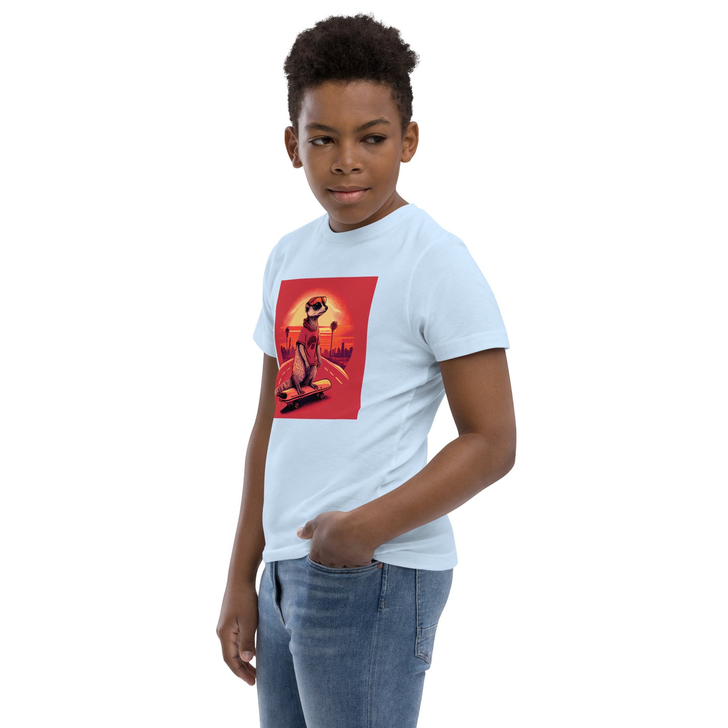 Tobi the Meerkat: Youth jersey t-shirt