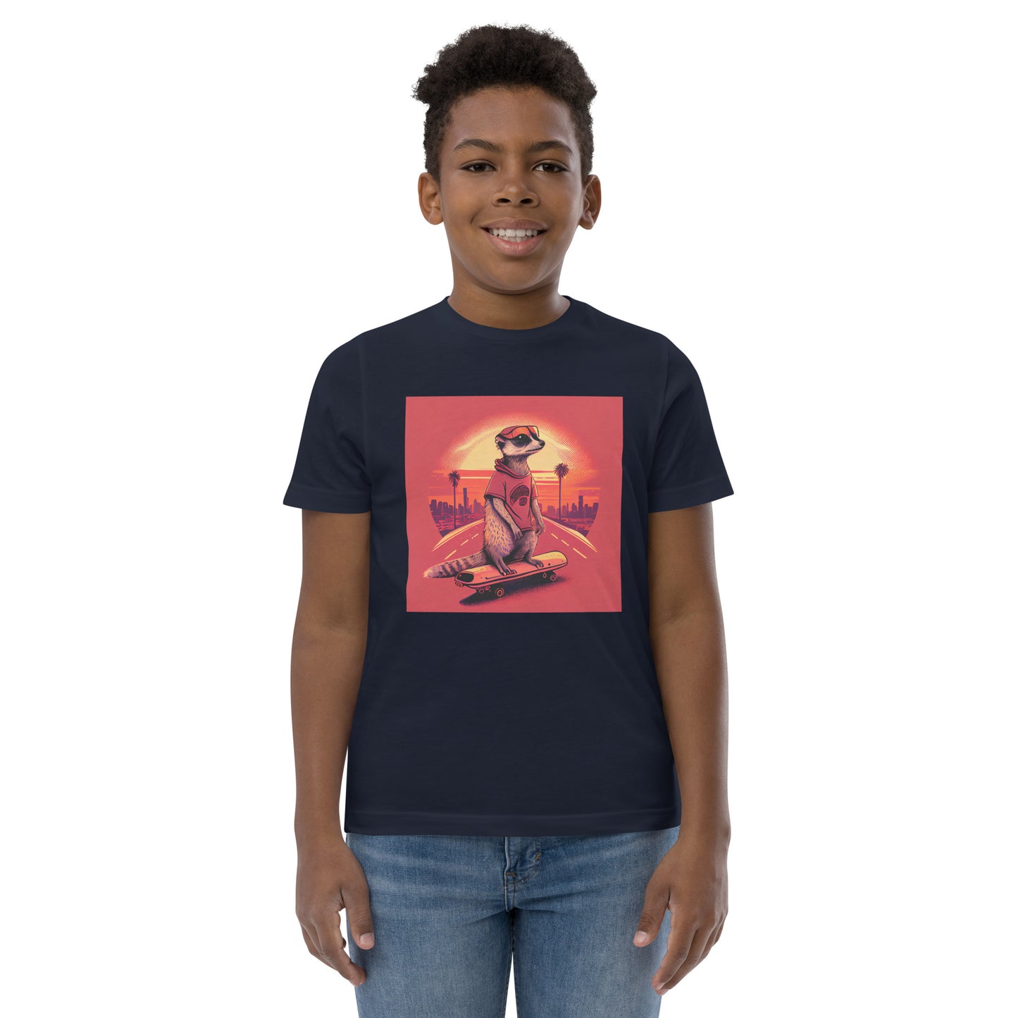 Tobi the Meerkat: Youth jersey t-shirt