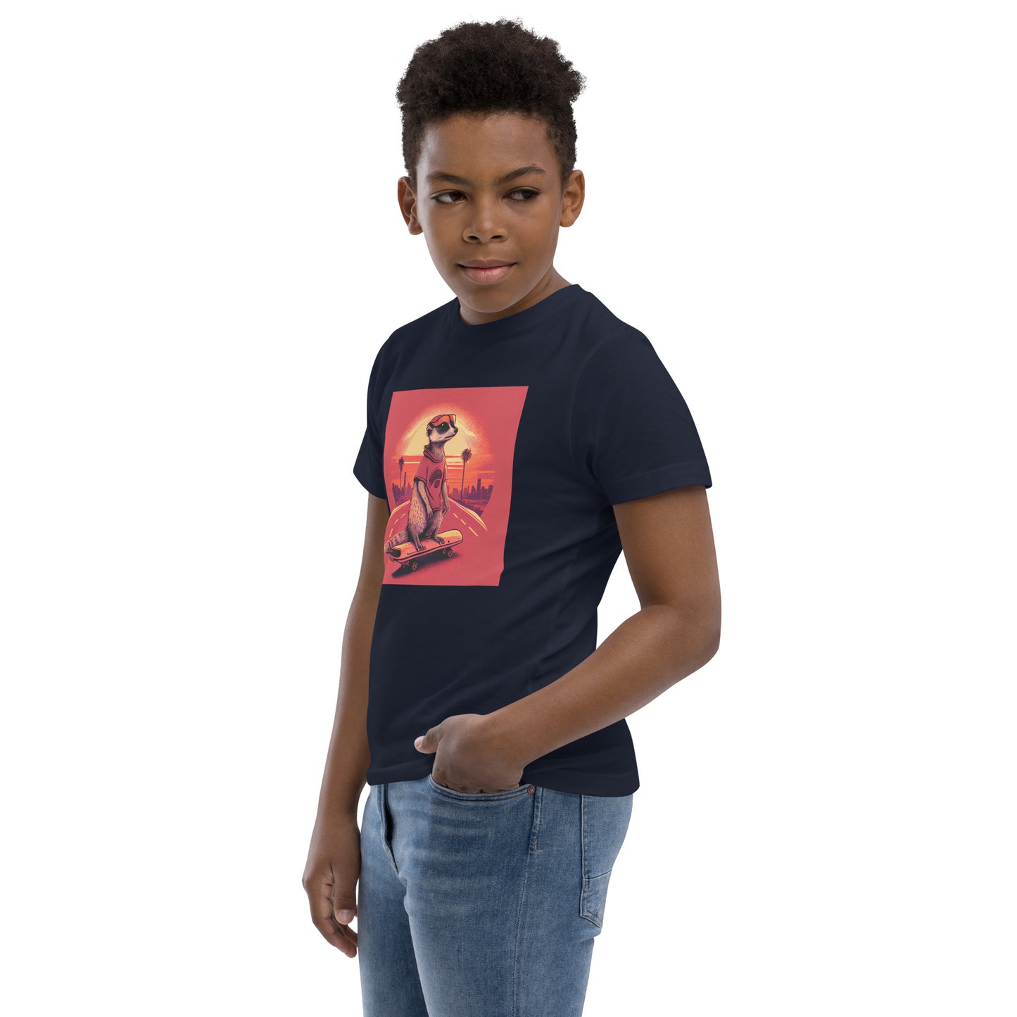 Tobi the Meerkat: Youth jersey t-shirt