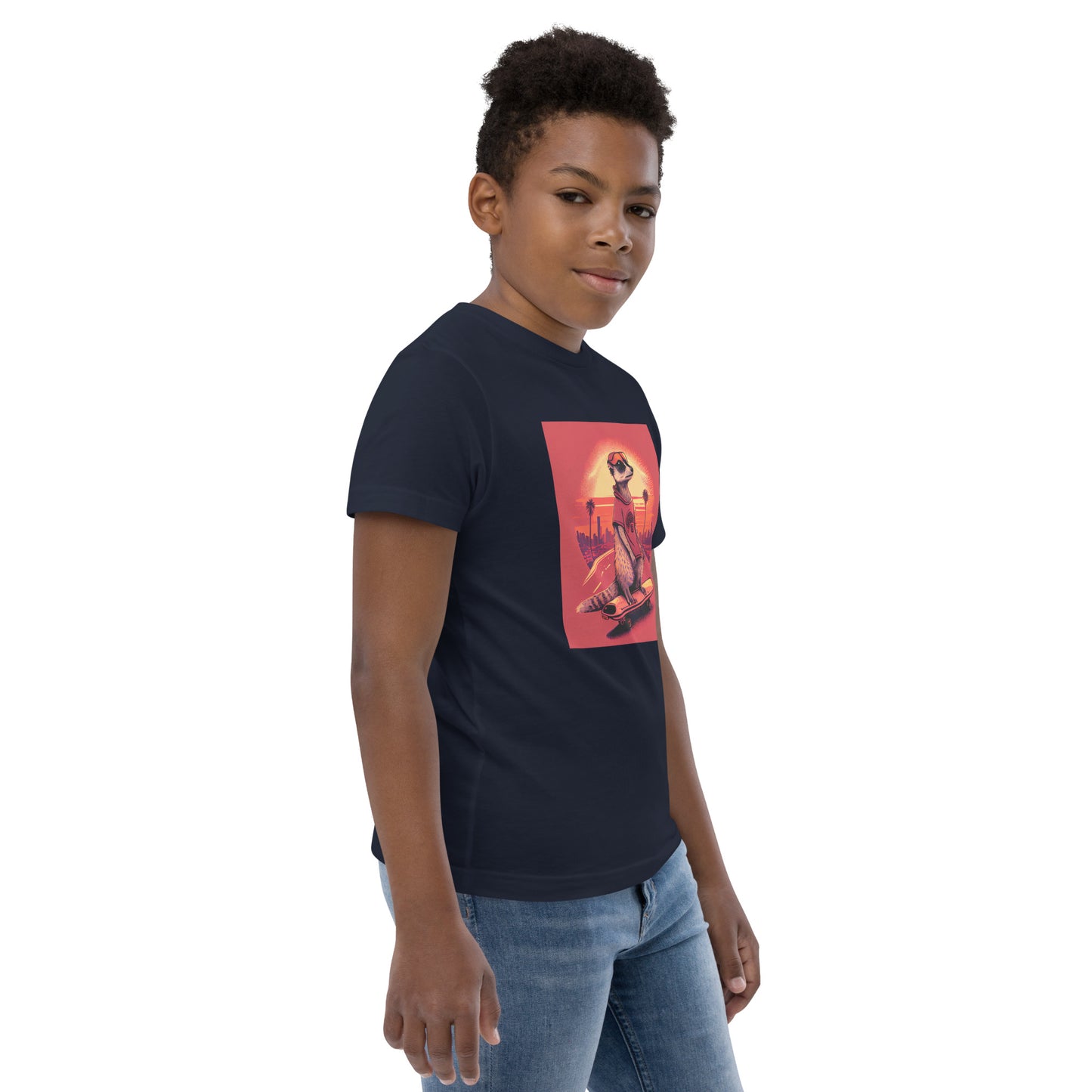 Tobi the Meerkat: Youth jersey t-shirt