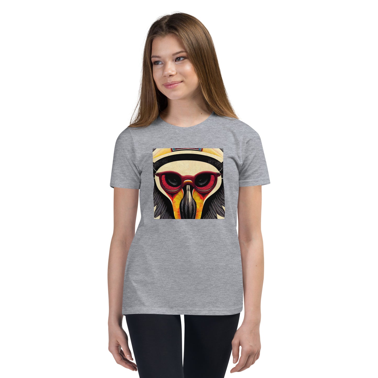 Alfi the Hornbill: Youth Short Sleeve T-Shirt