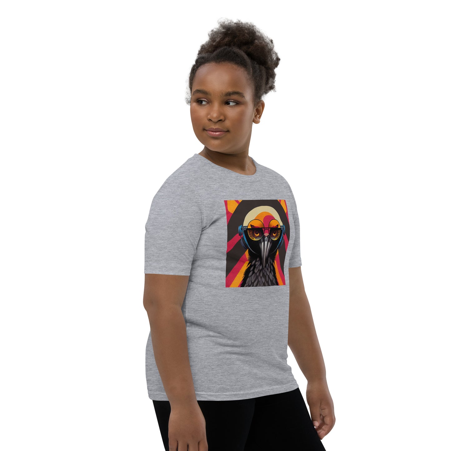 Miss Ellie the Hornbill: Youth Short Sleeve T-Shirt