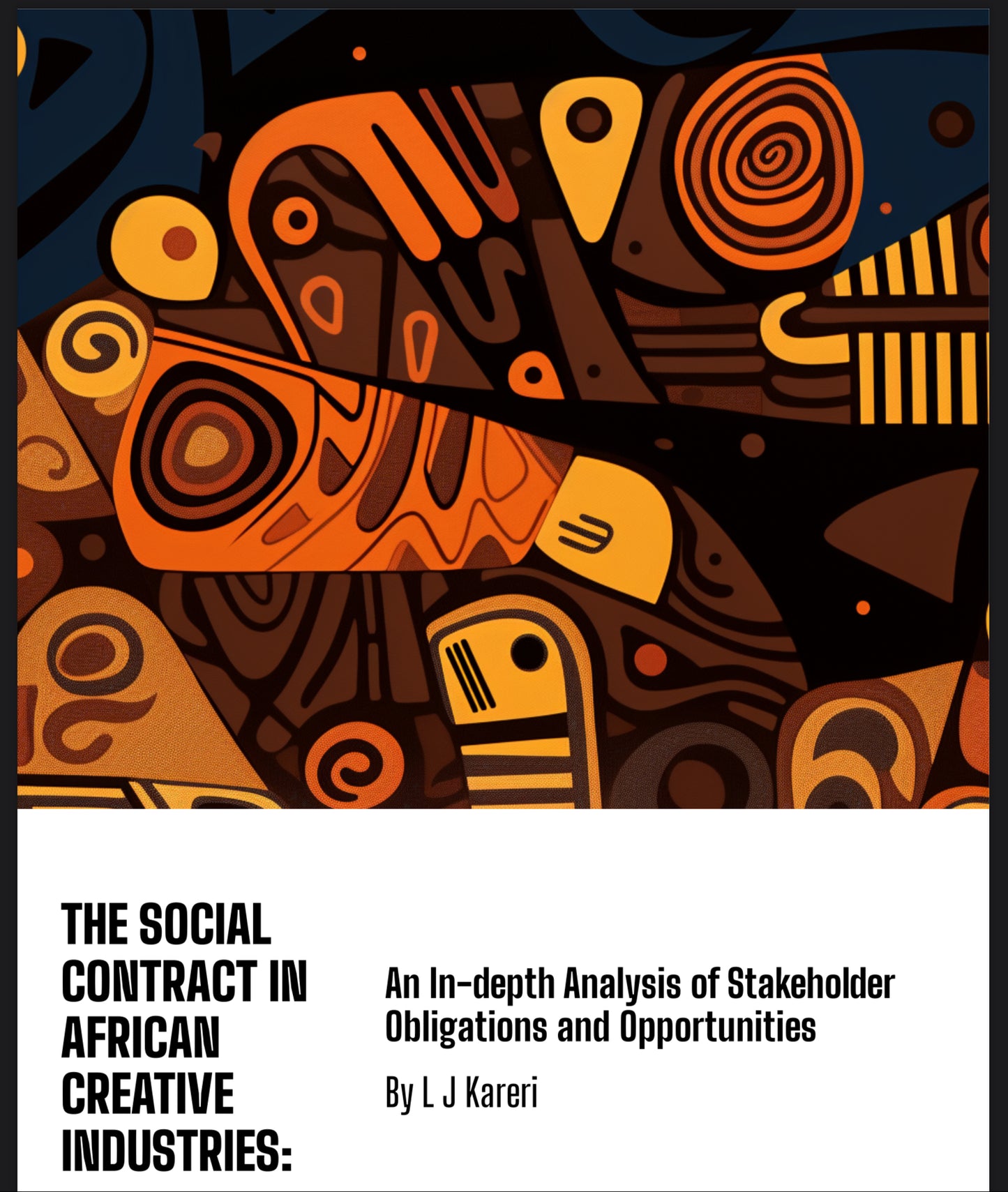 THE SOCIAL CONTRACT IN AFRICAN CREATIVE INDUSTRIES: eBook