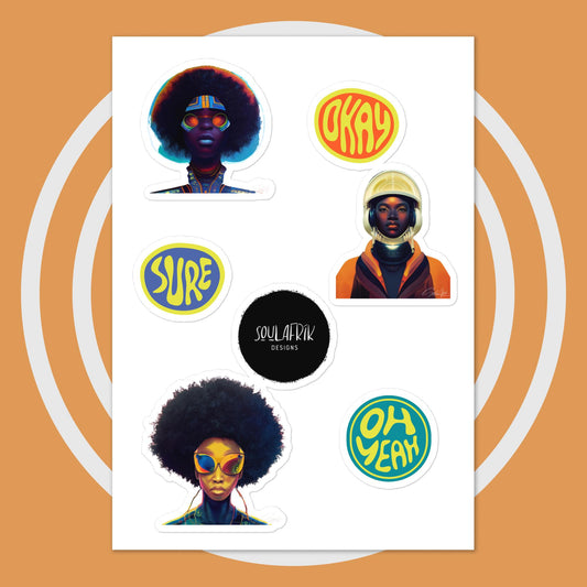 'SPACER SERIES': Sticker sheet