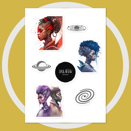 'SPACER SERIES': Sticker sheet