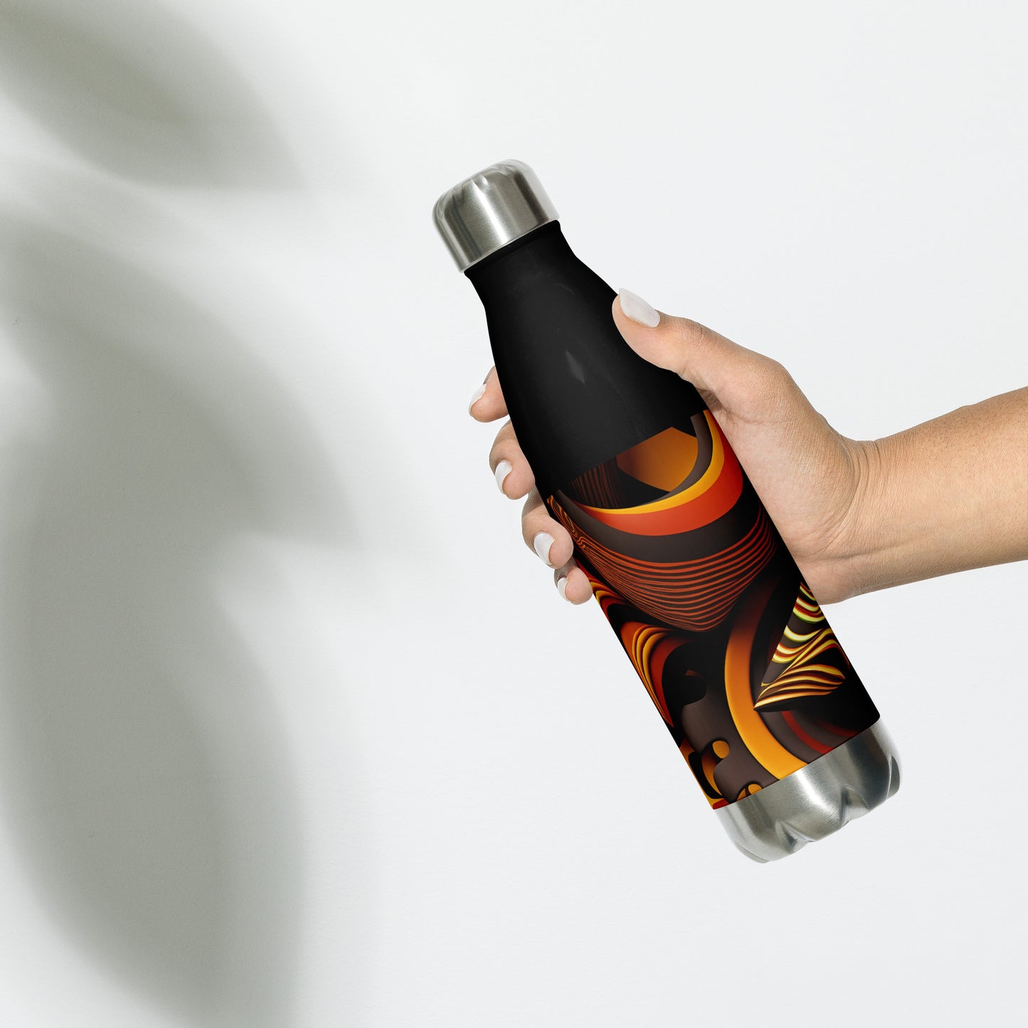 'ANGLED DESIGN': Stainless Steel Water Bottle