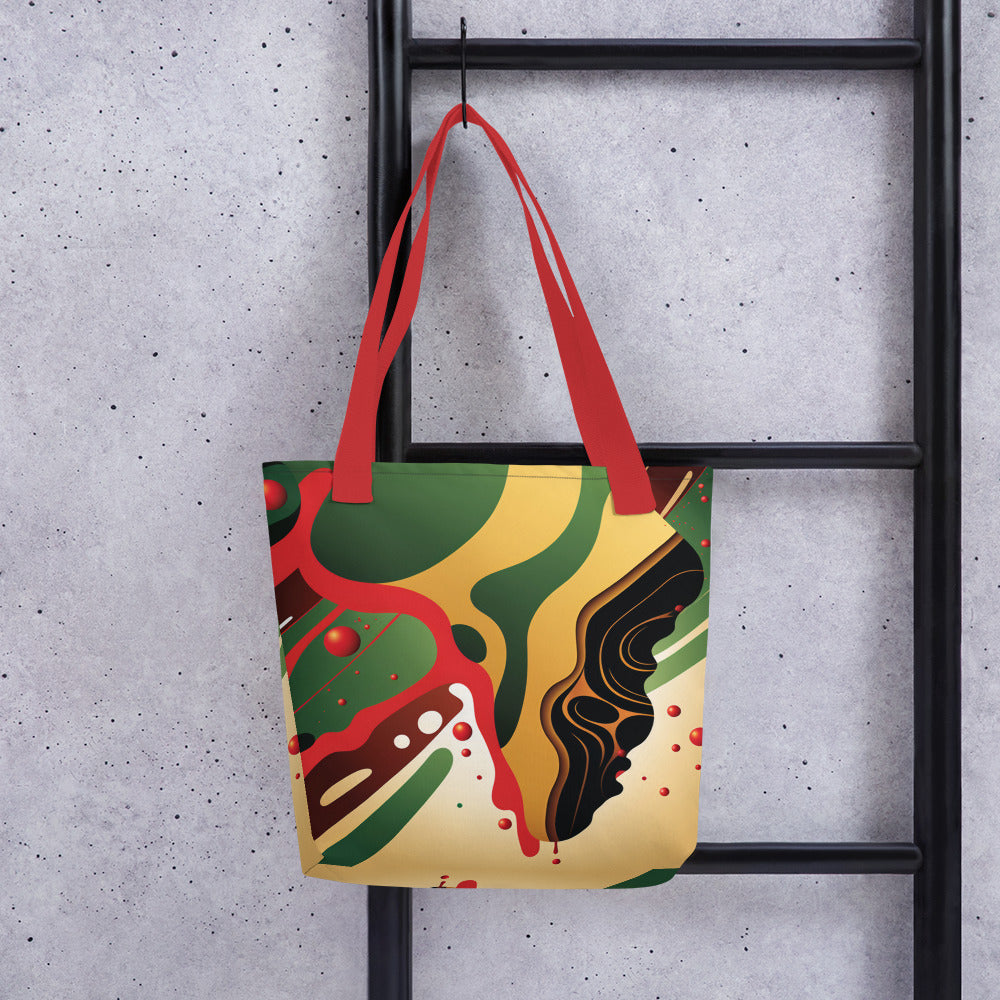 'Afri-Linear' ethnic design concept: Tote bag
