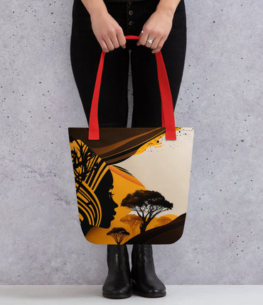 'Yellow Sun' ethnic design concept: Tote bag