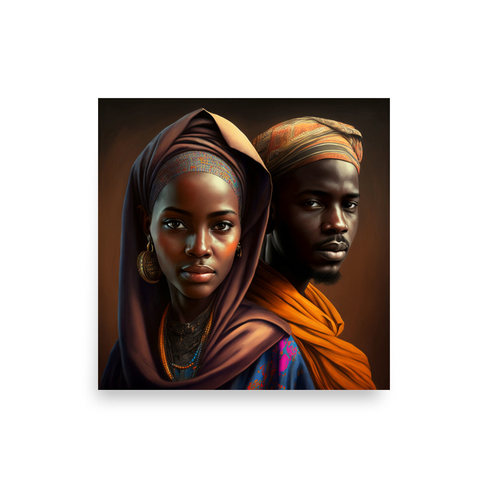 Portraits: Sudanese family